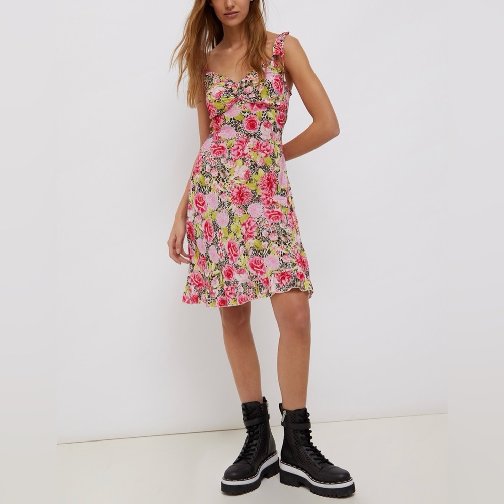🇮🇹 animal & flower print dress